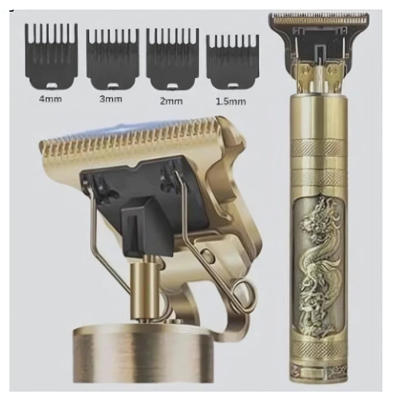 Barbeador e Aparador Profissional T9 Sem Fio