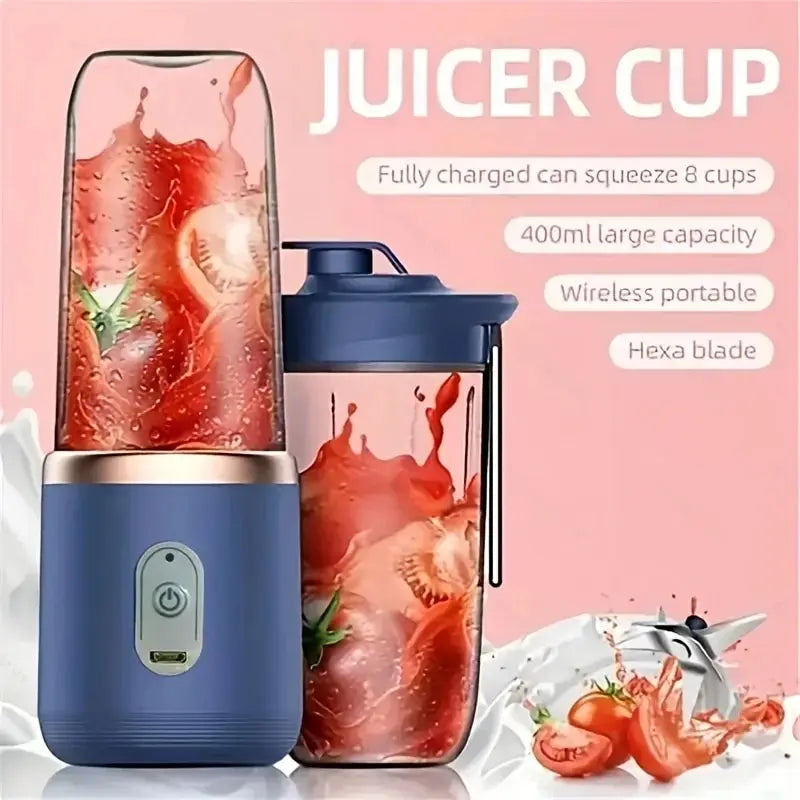 Mini Liquidificador Portátil 6 Lâminas