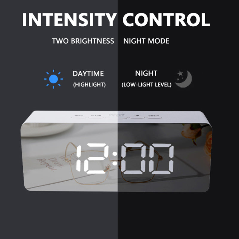 Relógio LED com Temperatura