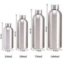 Garrafa Térmica de Aço Inox (500ml ou 1L)