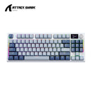 Teclado Mecânico Gamer Attack Shark K86 | Hotswap, RGB, Tela TFT e Tri-Mode