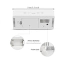 Relógio LED com Temperatura